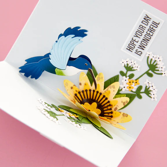 Pop-Up Hummingbird - Etched Craft Die