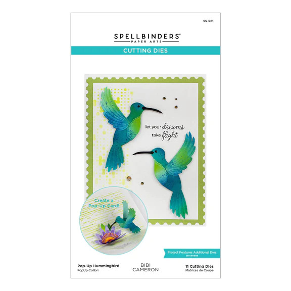 Pop-Up Hummingbird - Etched Craft Die
