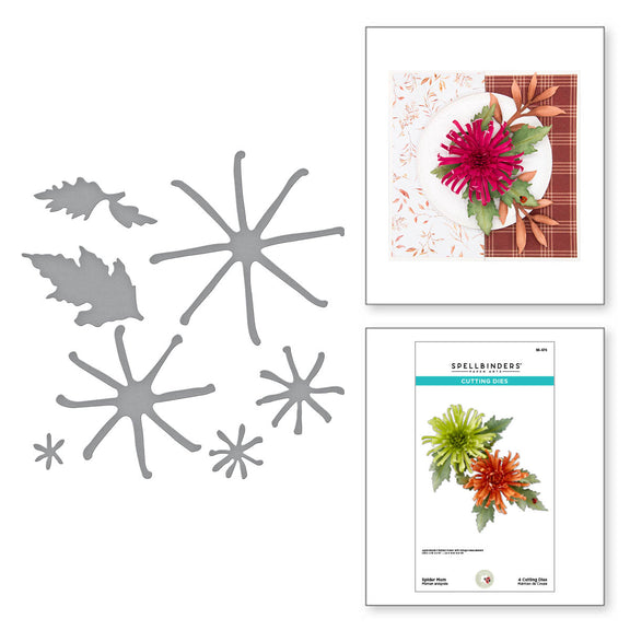 Spider Mum - Etched Dies 