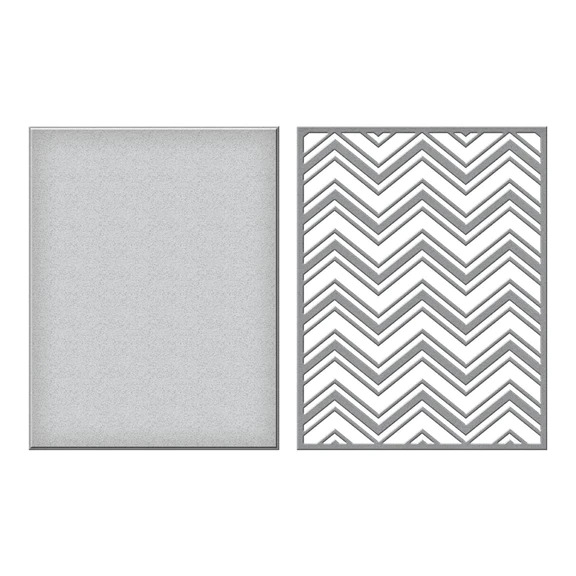 Zig Zag Chevron Etched - Craft Die Set