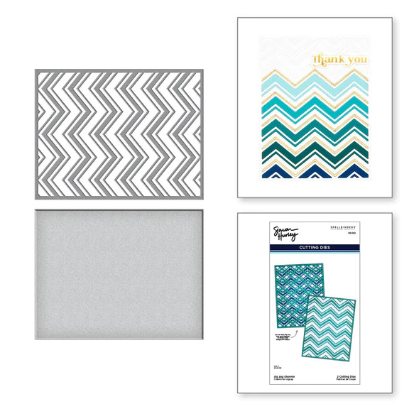 Zig Zag Chevron Etched - Craft Die Set
