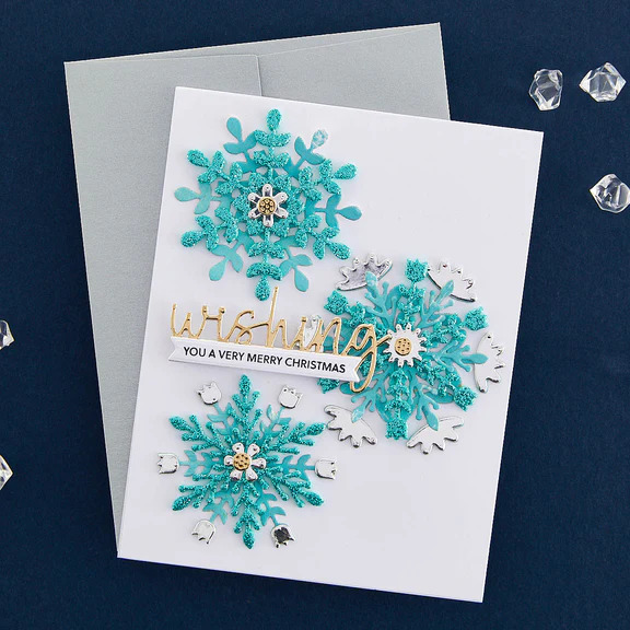 Delicate Snowflakes - Etched Dies