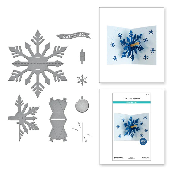 Pop-Up Snowflake - Etched Dies