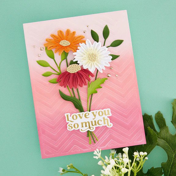 Floral Stems Etched Dies - Craft Die Set