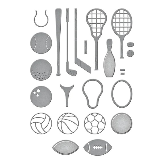 Sporting Goods Set - Etched Dies 