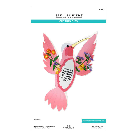 Hummingbird Card Creator - Etched Craft Die