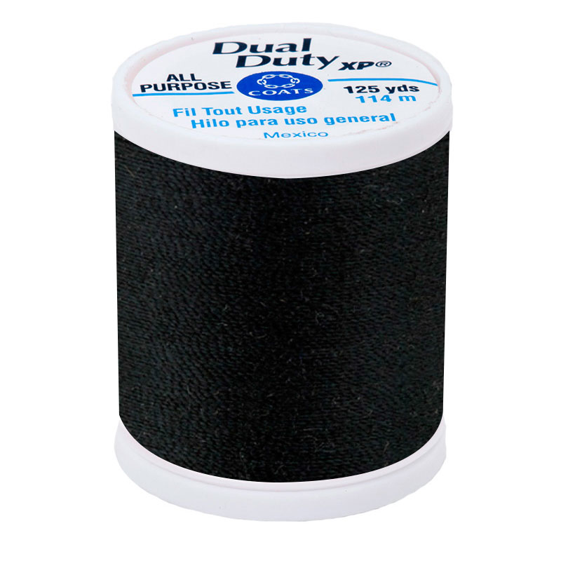 XP All Purpose Thread 125yd Black 0900
