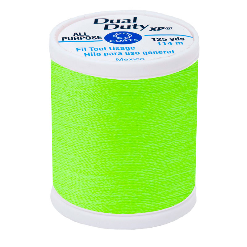 XP All Purpose Thread 125yd Neon Br Yellow 9271