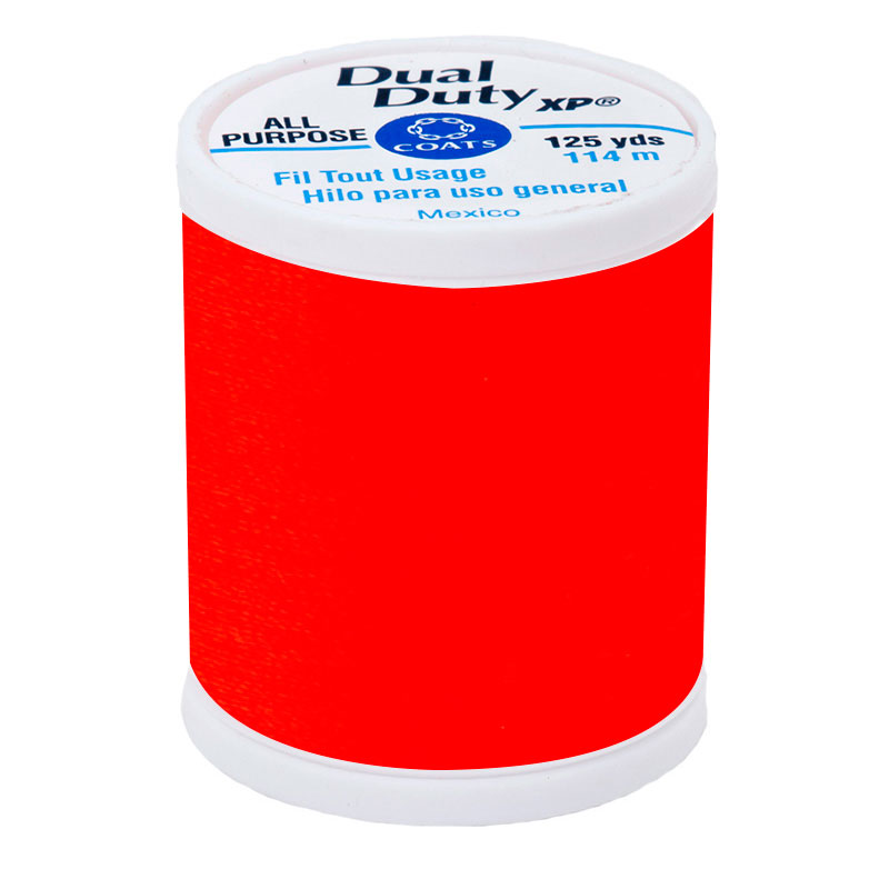 XP All Purpose Thread 125yd Neon Orange 9278
