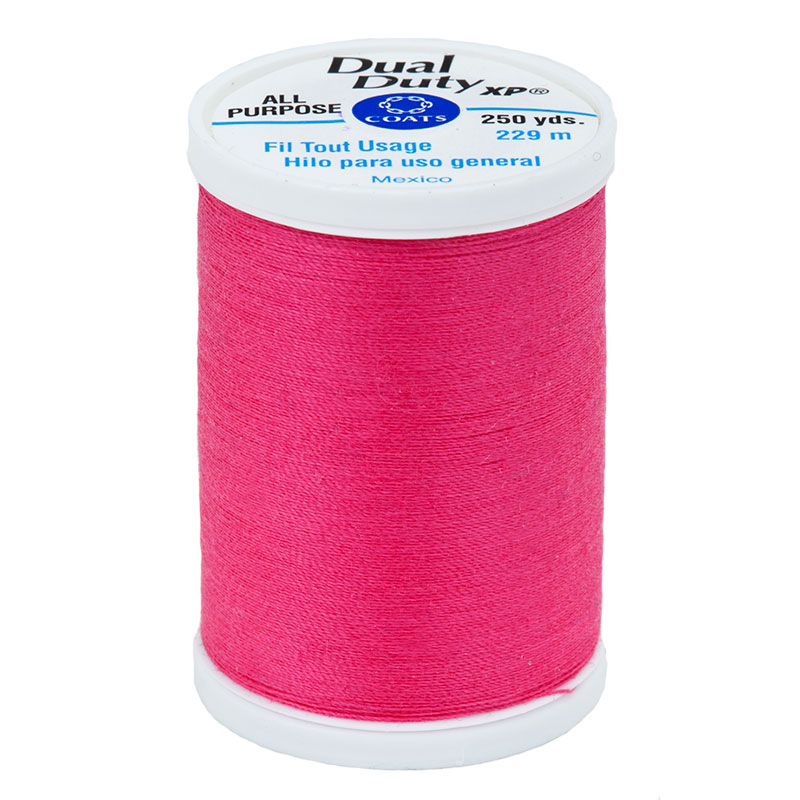 XP All Purpose Thread 250yd Bright Rose Pink 1850