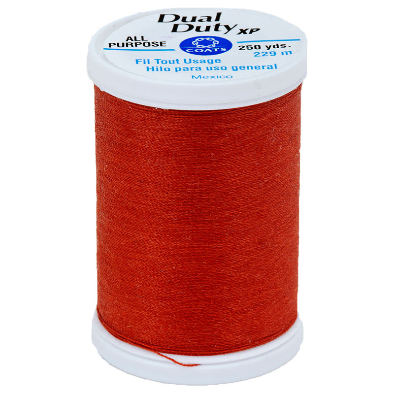 XP All Purpose Thread 250yd Bright Rust Red 7830