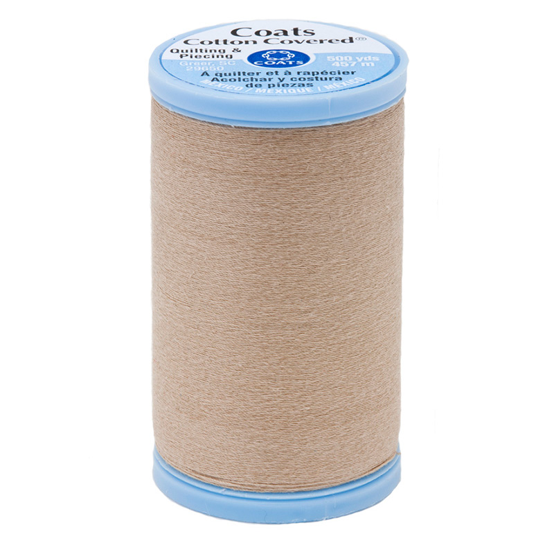 Light Brown Covered Piecing and Quilting Thread 500yd 8050