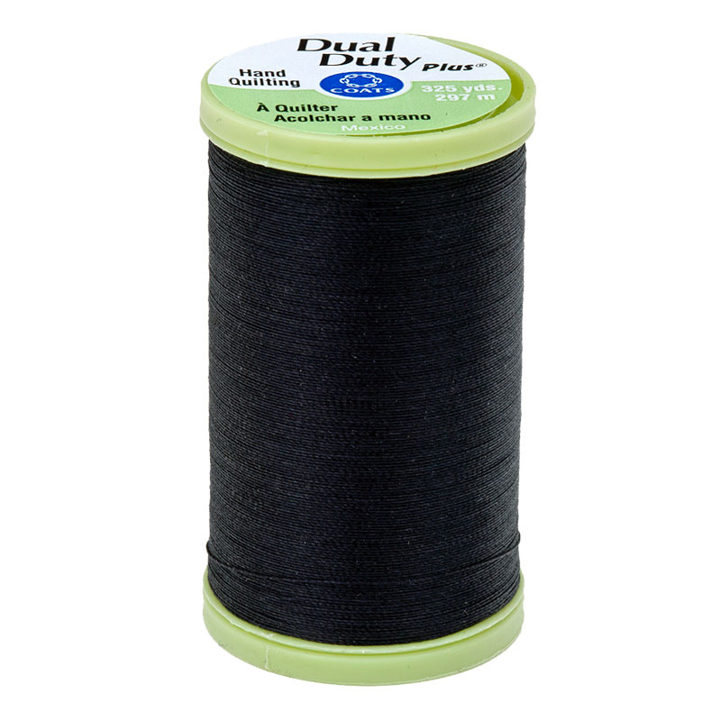 Plus Hand Quilting Thread 325yd Black 0900