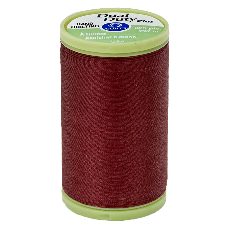 Plus Hand Quilting Thread 325yd Rum Raisin Red 7890