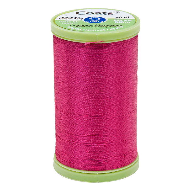 Machine Embroidery Thread 600yd Fuchsia Pink  3070