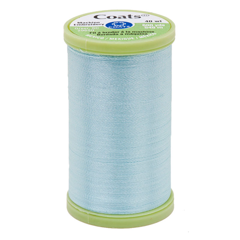 Machine Embroidery Thread 600yd Blue Aqua 5420
