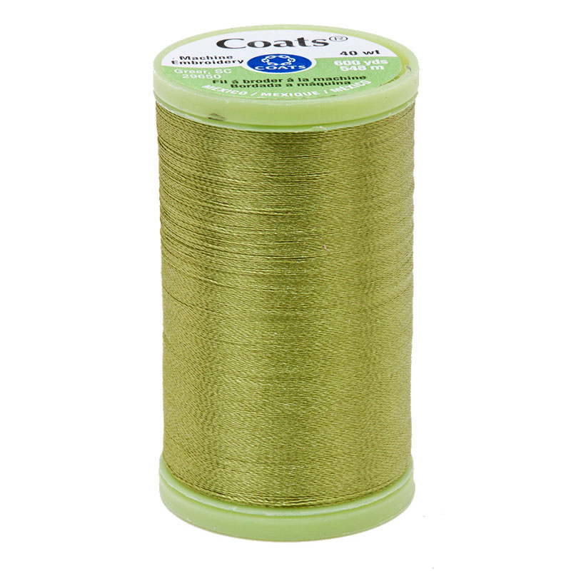 Machine Embroidery Thread 600yd Okra 6220