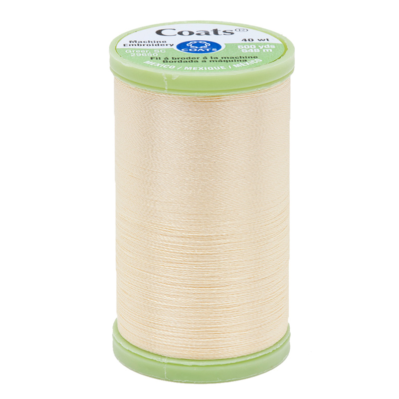Machine Embroidery Thread 600yd Primrose Cream 7310