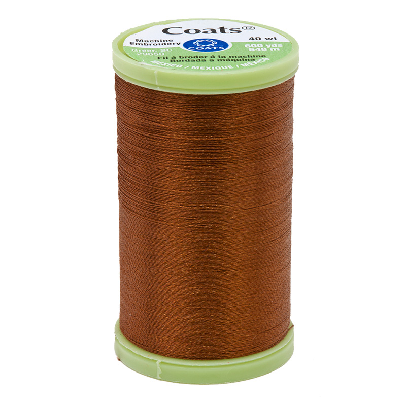 Machine Embroidery Thread 600yd Large Tan 8770