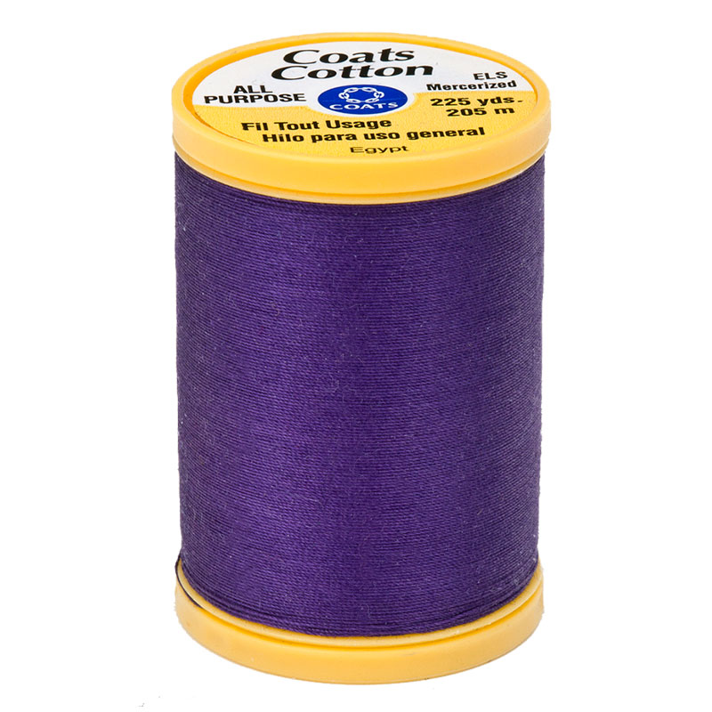 Cotton All Purpose Thread 225yd Purple 3690