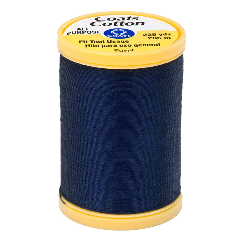 Cotton All Purpose Thread 225yd Navy 4900