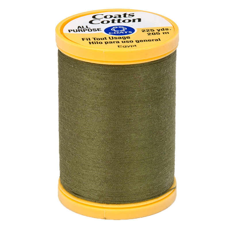 Cotton All Purpose Thread 225yd Bronze Green 6360