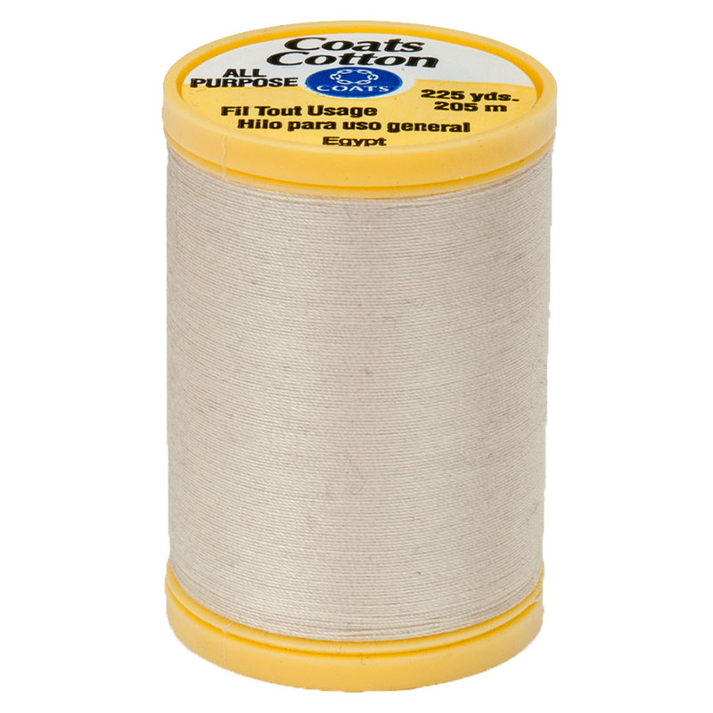 Cotton All Purpose Thread 225yd Cream 8020