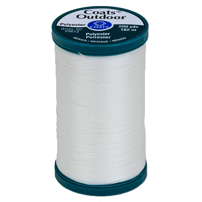 Outdoor Thread 200yd White 0100