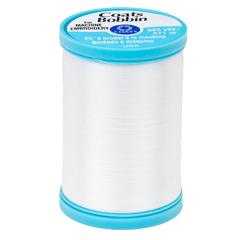 Polyester Bobbin 625yd White 0100