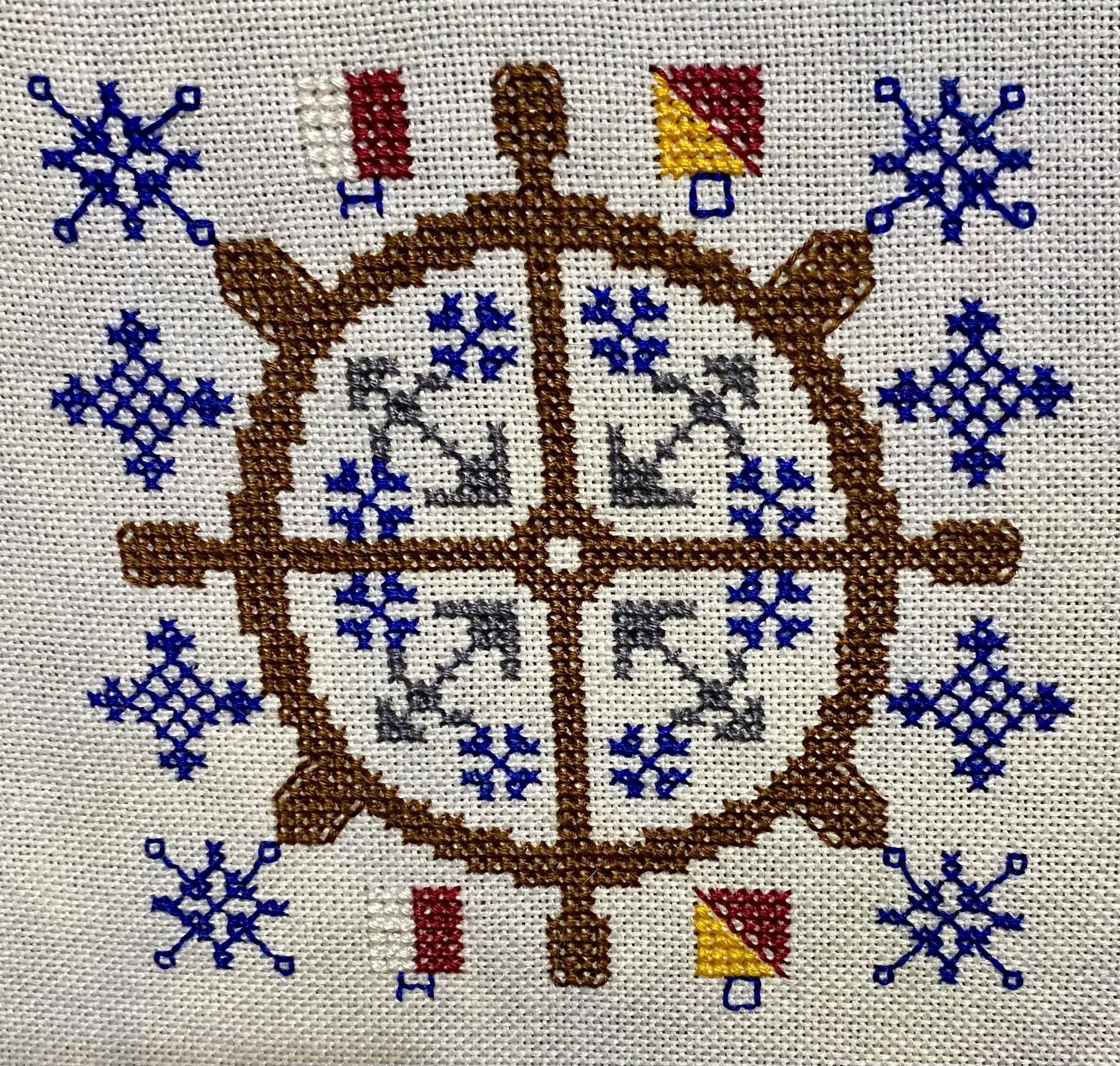 Nautical Snowflake 2 - Cross Stitch Pattern
