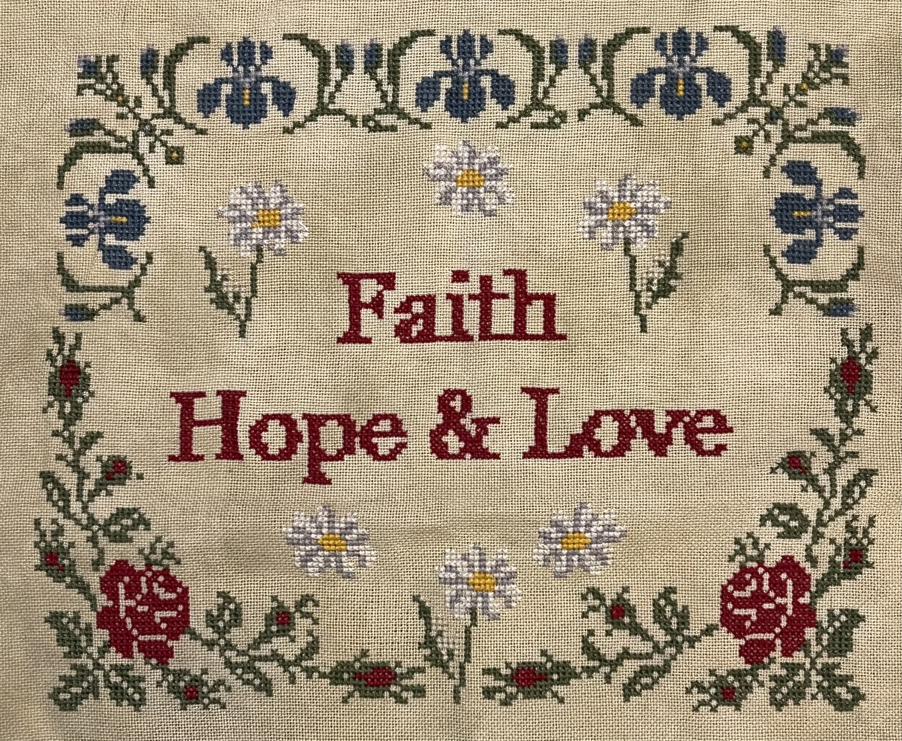Faith Hope Love - Cross Stitch Pattern