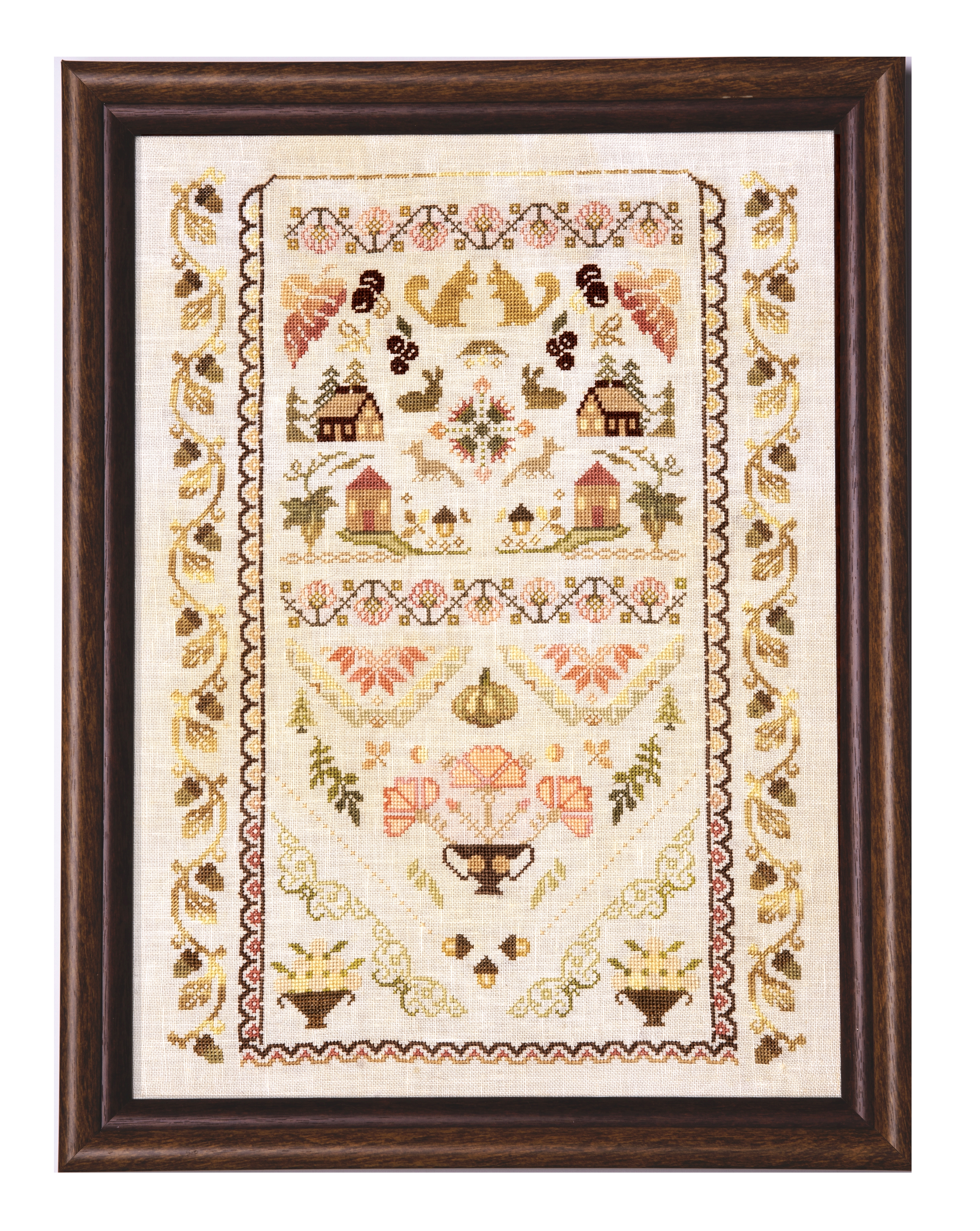 Autumn Band Sampler - Cross Stitch Pattern