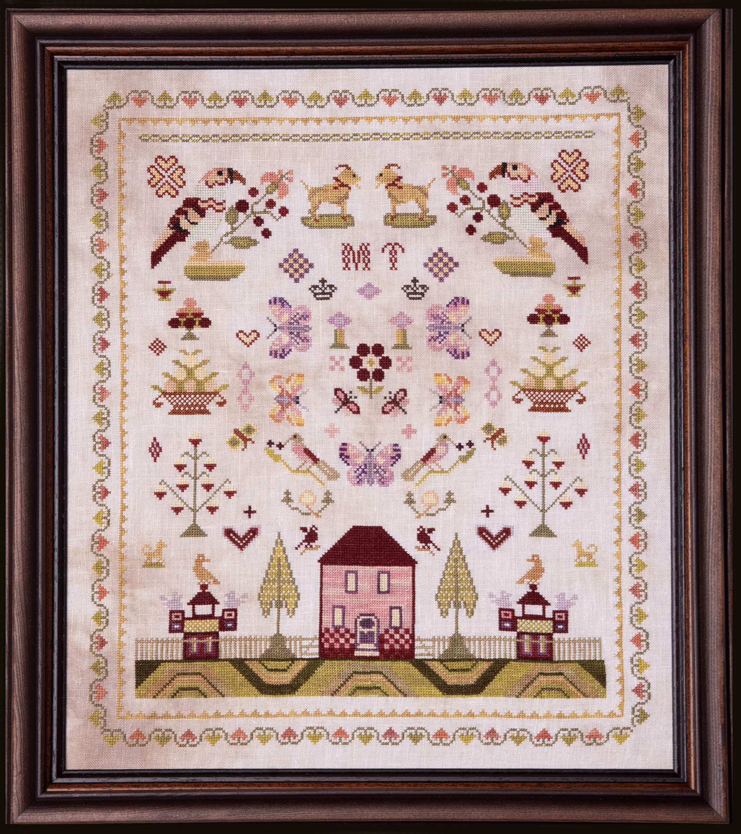 M.T. - The Butterfly Sampler - Cross Stitch Pattern
