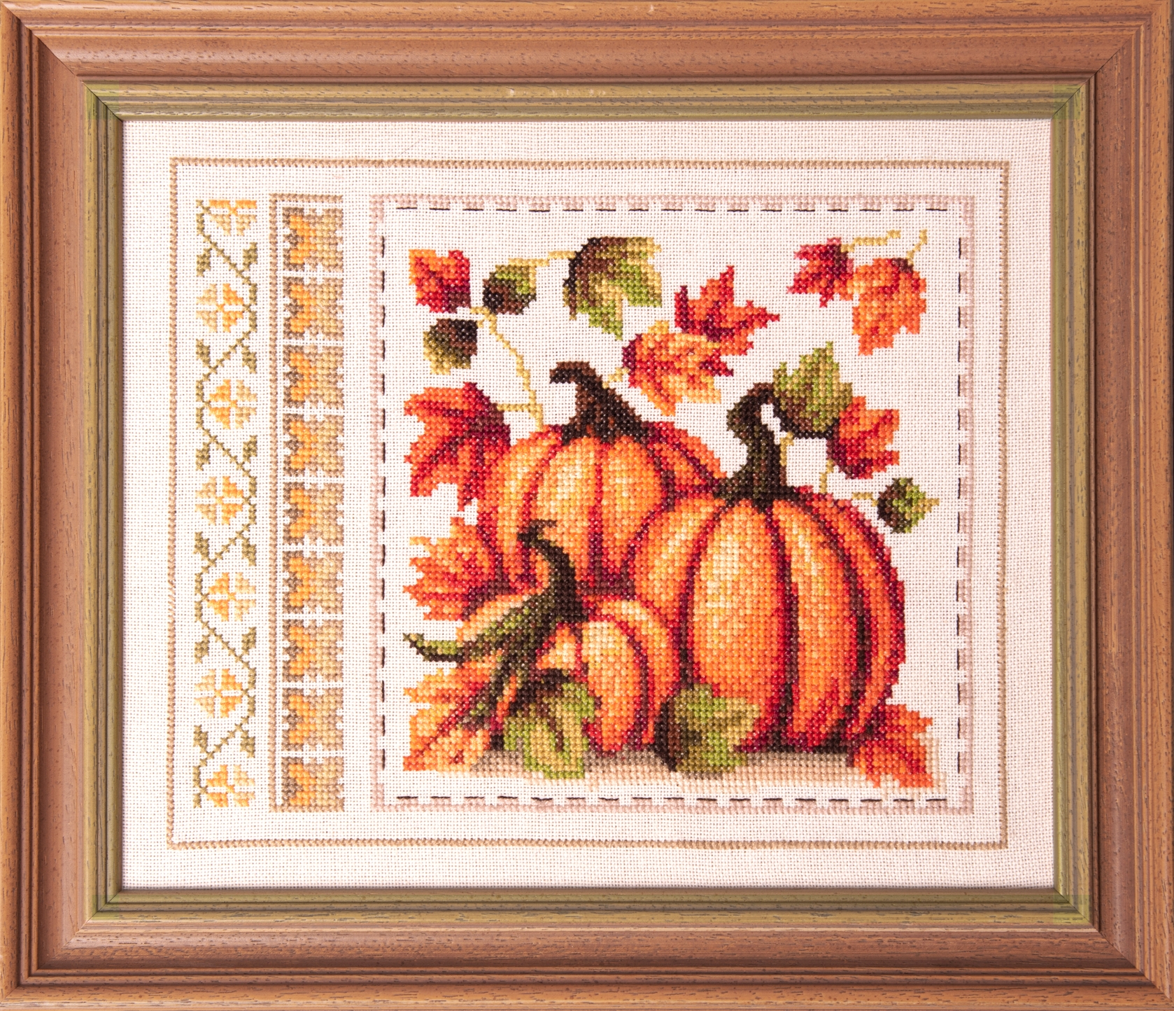 Rich Autumn Harvest - Thanksgiving Cross Stitch Pattern