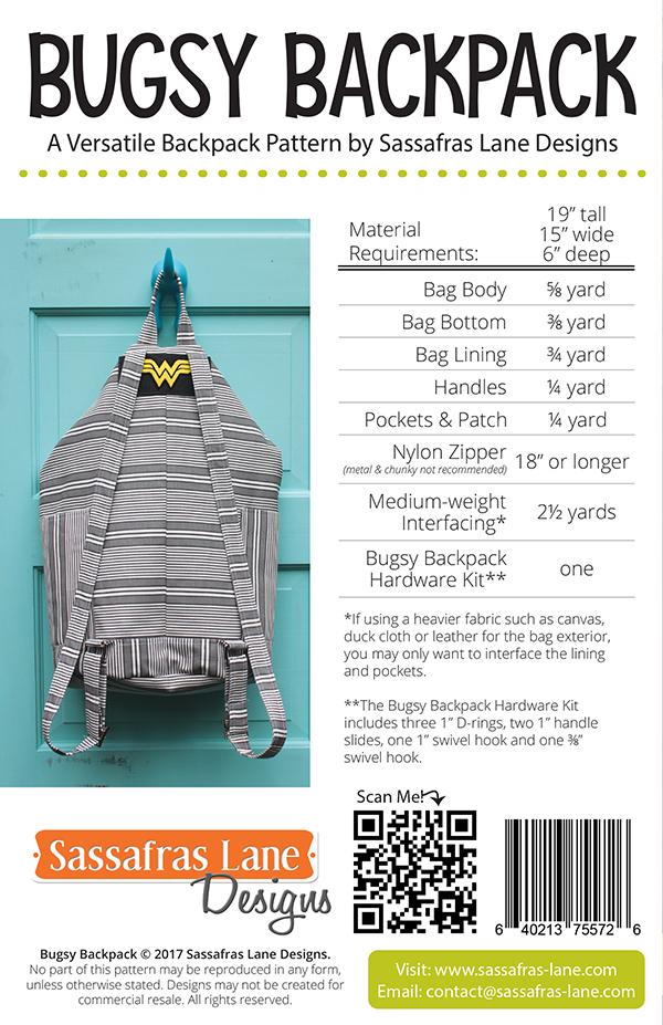 Bugsy Backpack - Sewing Pattern