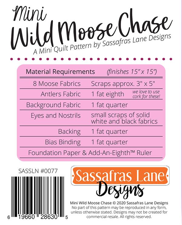 Mini Wild Moose Chase - Quilt Pattern