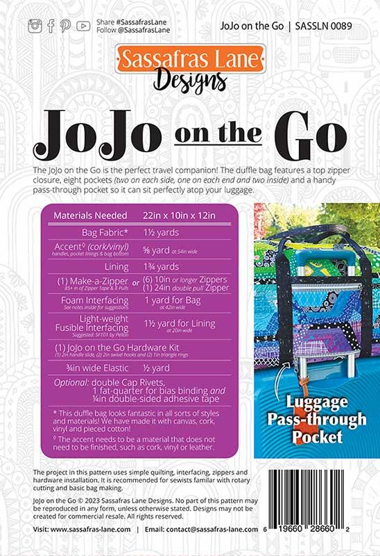 JoJo on the Go Duffle Bag - Quilt Pattern