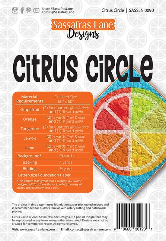 Citrus Circle - Quilt Pattern