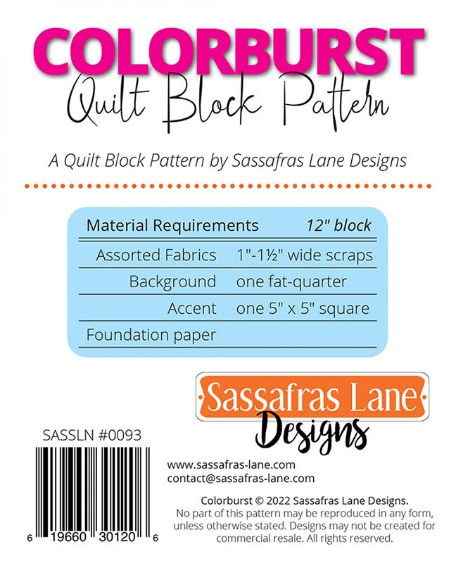 Colorburst - Quilt Pattern