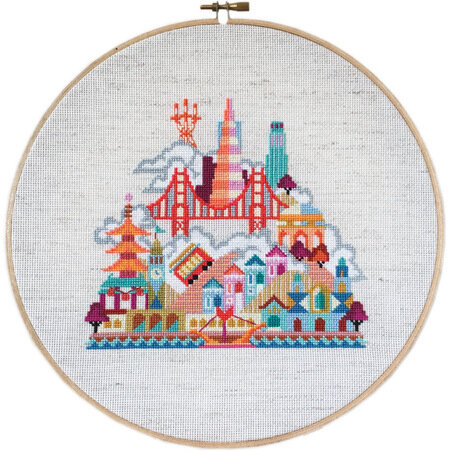Pretty Little San Francisco - Cross Stitch Pattern