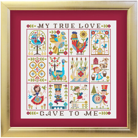 Twelve Days of Christmas - Cross Stitch Pattern