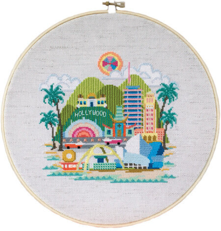 Pretty Little Los Angeles - Cross Stitch Pattern