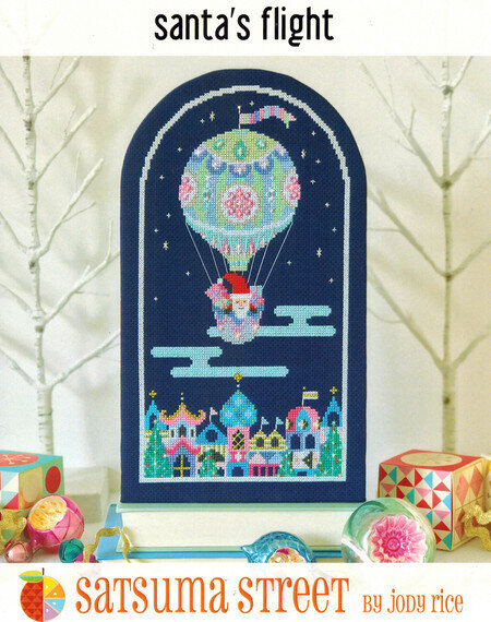 Santa's Flight - Cross Stitch Pattern