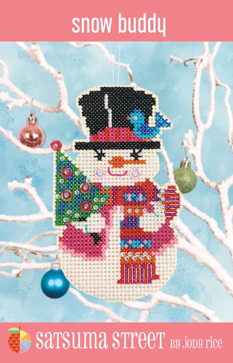 Snow Buddy Ornament - Cross Stitch Kit