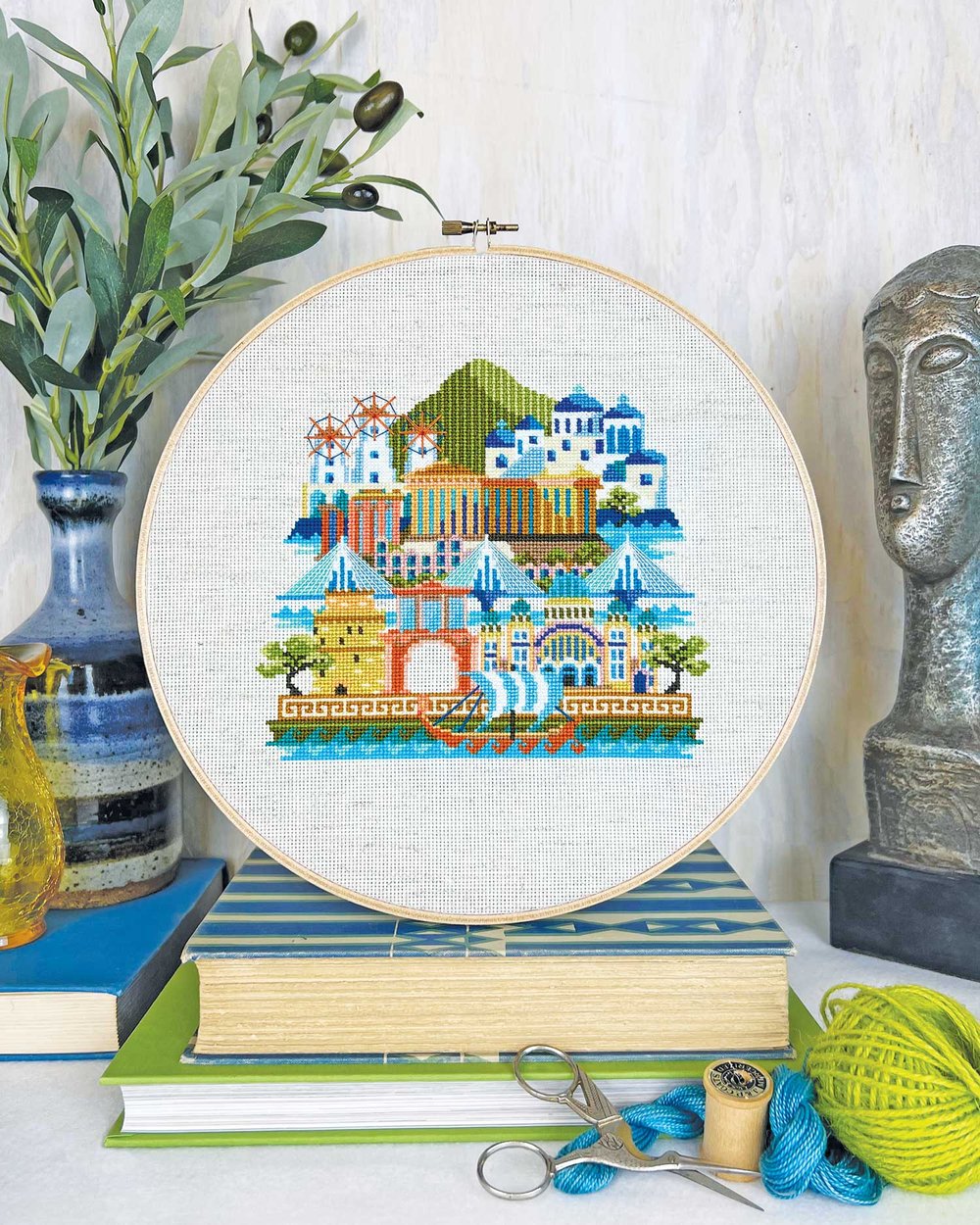 Pretty Little Greece - Cross Stitch Pattern
