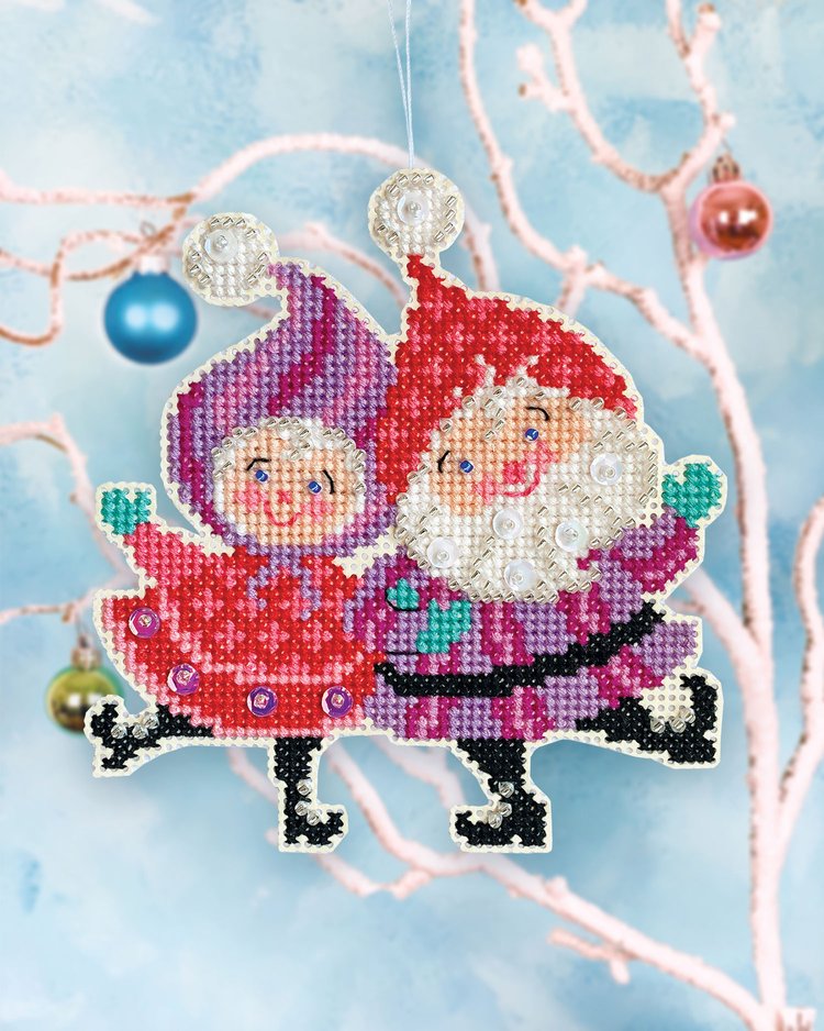 A Merry Pair - Christmas Cross Stitch Kit