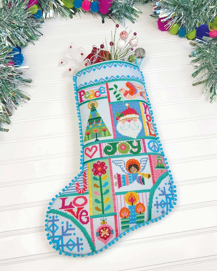 Oh What Fun! - Christmas Stocking - Cross Stitch Pattern