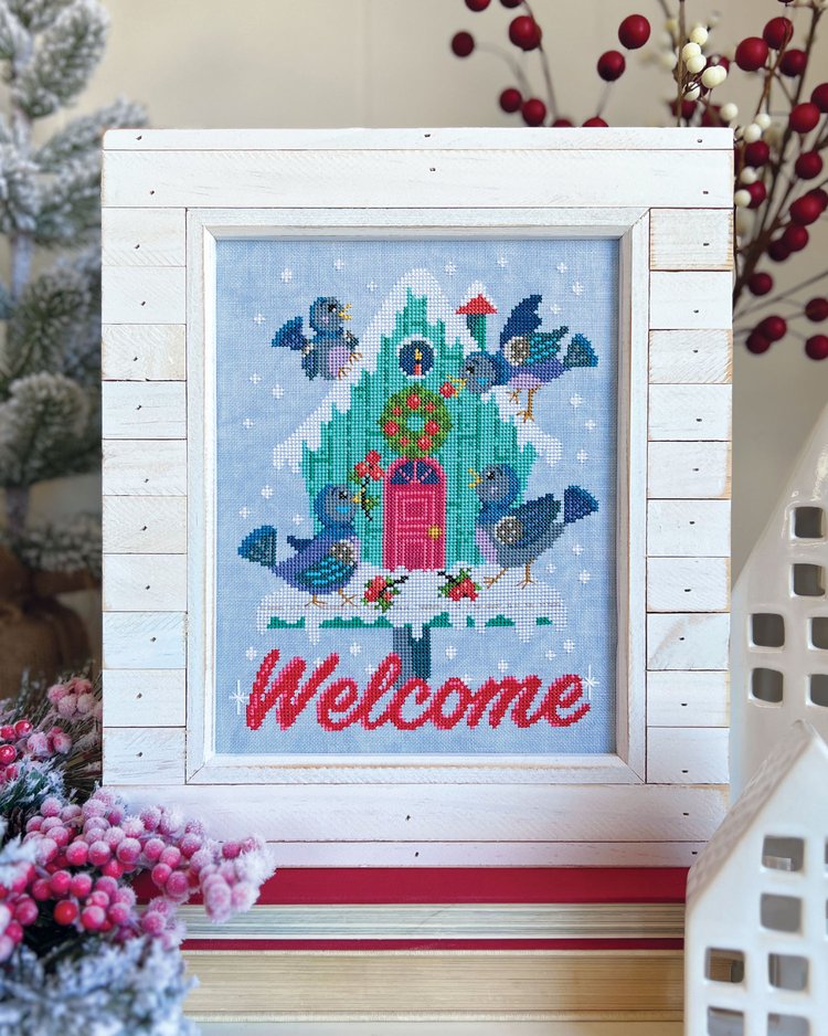 Winter Welcome - Christmas Cross Stitch Pattern