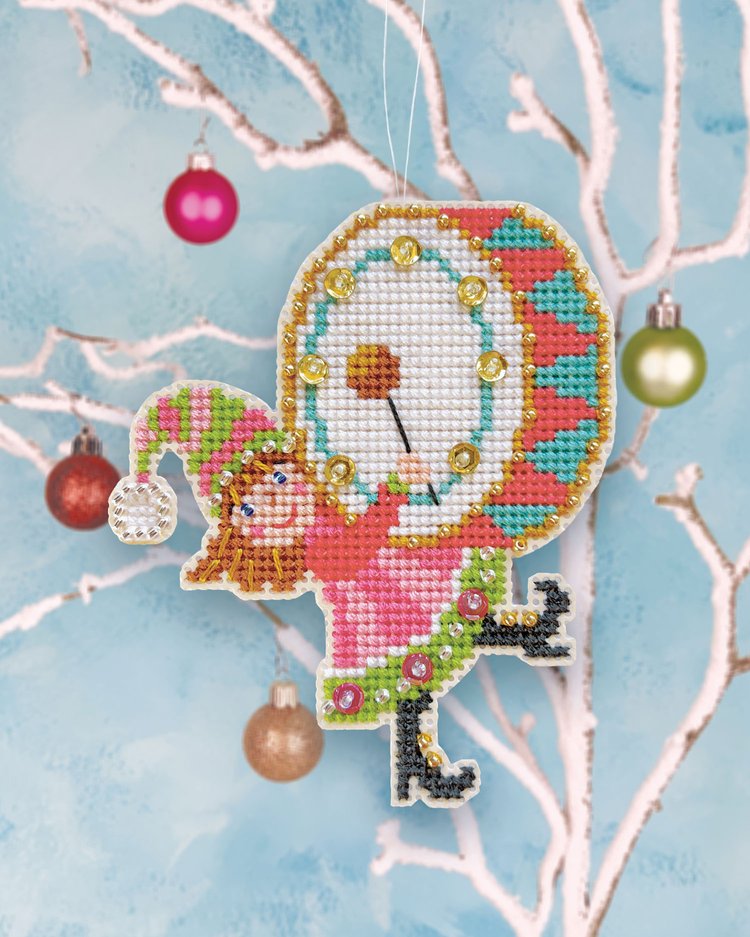 Little Drummer Girl - Christmas Ornament - Cross Stitch Kit