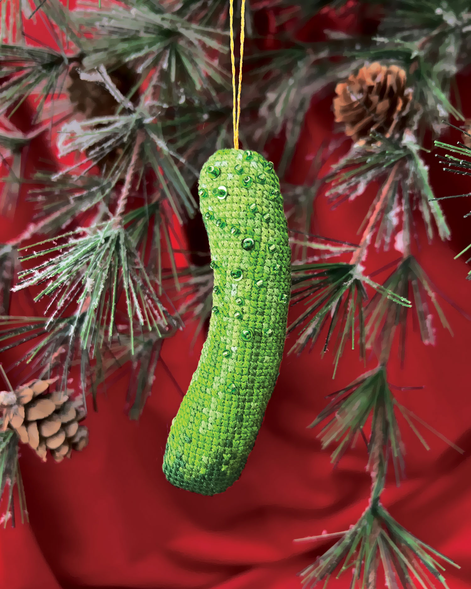Christmas Pickle - Ornament Cross Stitch Pattern